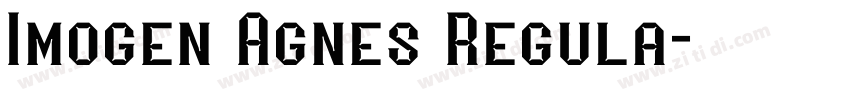 Imogen Agnes Regula字体转换